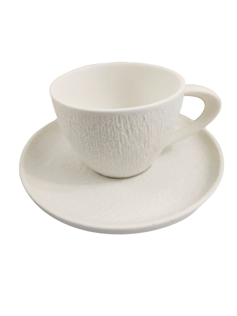 TREND HOME WHITE Kaffeetassenset 12 Teile 6 Personen
