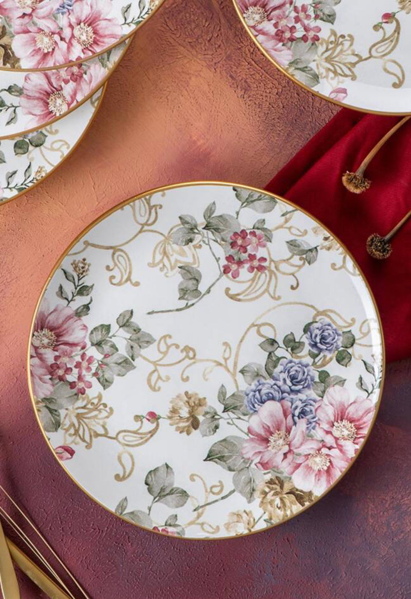 ACAR ROSA 6er-Set Garndes flache Teller (26 cm)