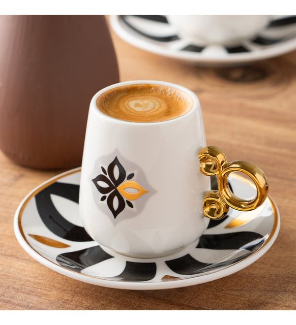 ACAR MAISON Kaffeetassen aus Porzellan 6 Pers.