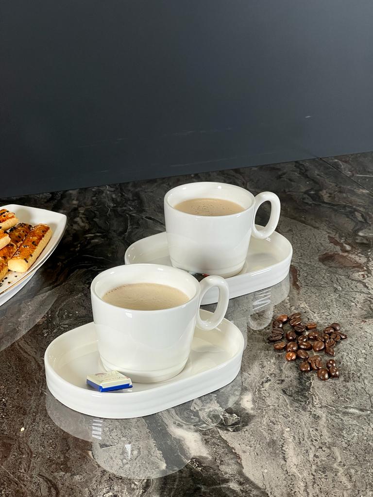 ACAR PERLA Kaffeetasse﻿n aus Porzellan 6 Personen