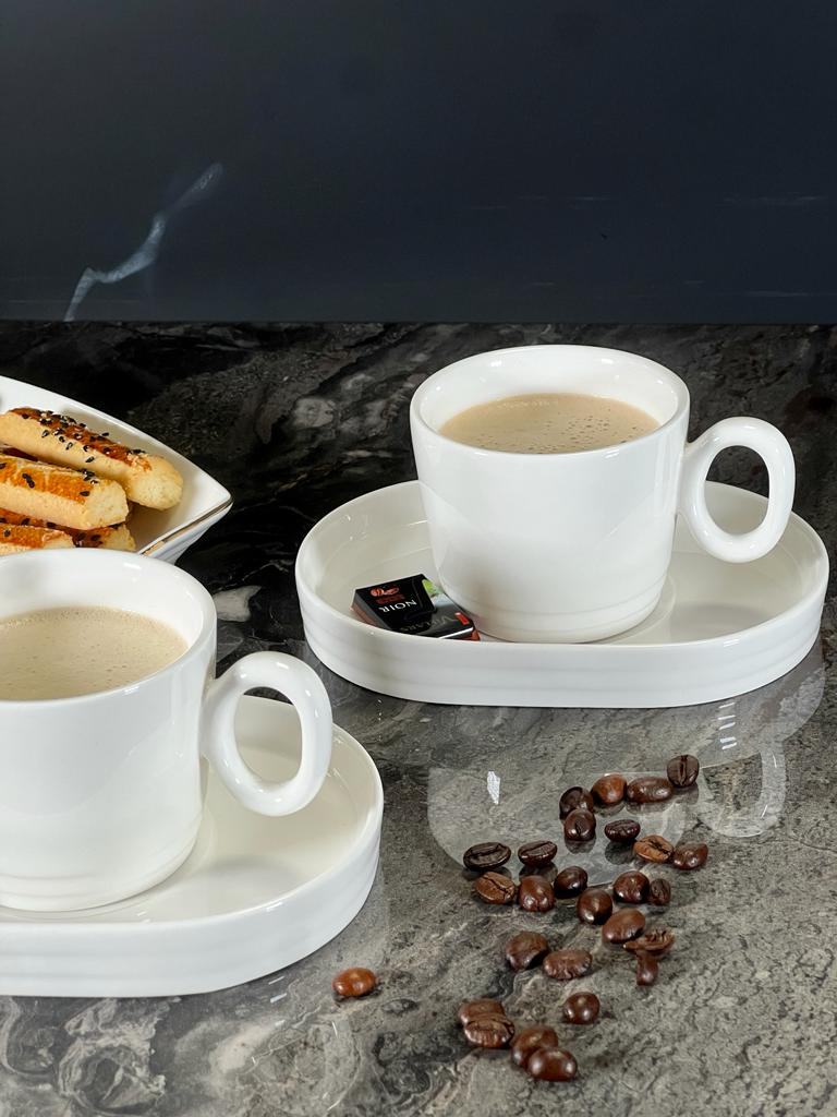 ACAR PERLA Kaffeetasse﻿n aus Porzellan 6 Personen