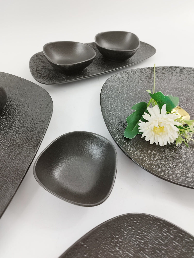 ZELLERFELD TREND Frühstücksset schwarz 17-teilig 6 Pers.