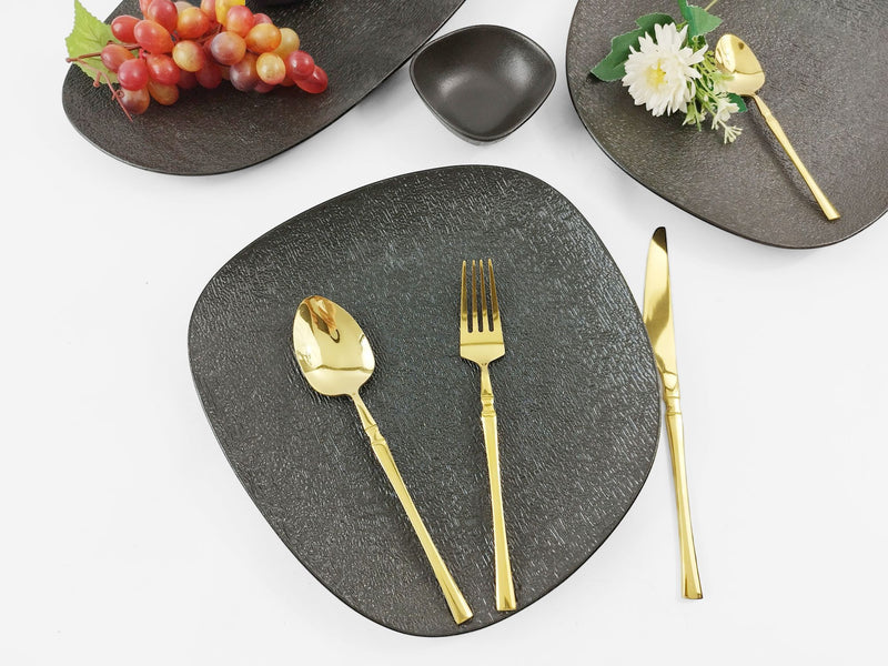 ZELLERFELD TREND Frühstücksset schwarz 17-teilig 6 Pers.