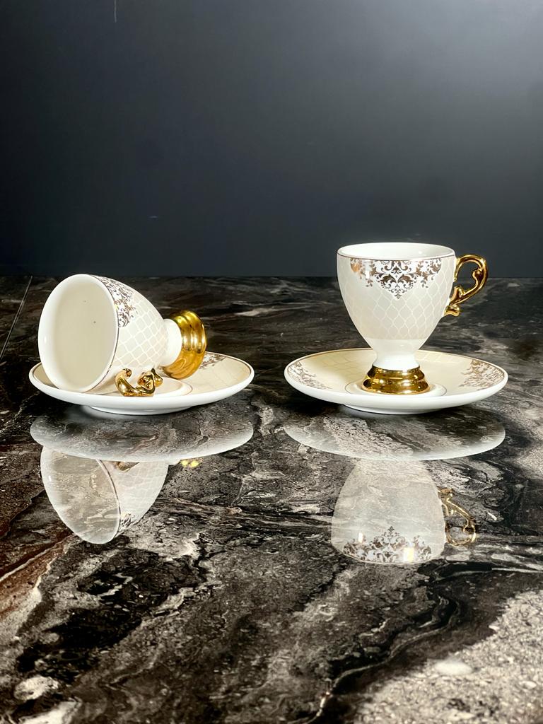 ACAR CAROLINA Kaffeetassen aus Porzellan 6 Personen