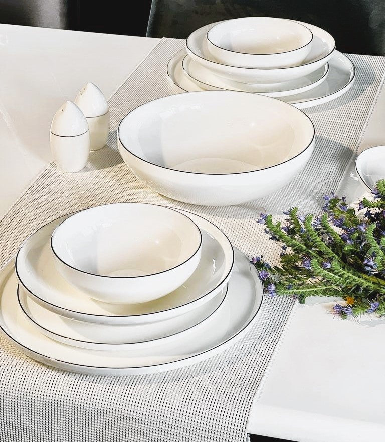 ACAR DAPHNE Silver Tafelservice 12 Personen 57-tlg