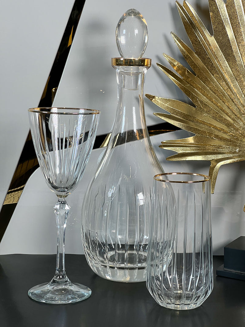 ACAR AQUA COLLECTION GOLD 25 parça bardak seti