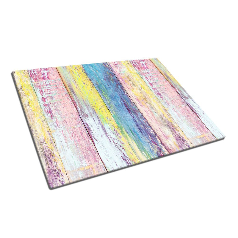 BELLART - Farbige Bretter - Glasschneidebrett mit UV-Druck 35x25cm