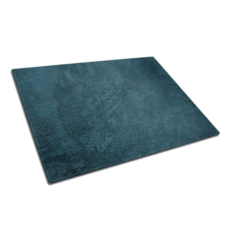 BELLART - Marineblau - Glasschneidebrett mit UV-Druck 35x25cm