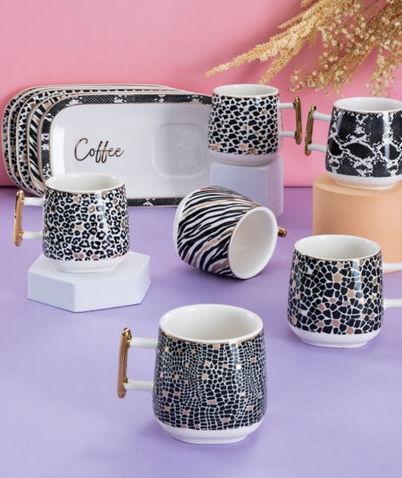 ACAR MUG MY KUPA Set mit 6 Cappuccino-Tassen