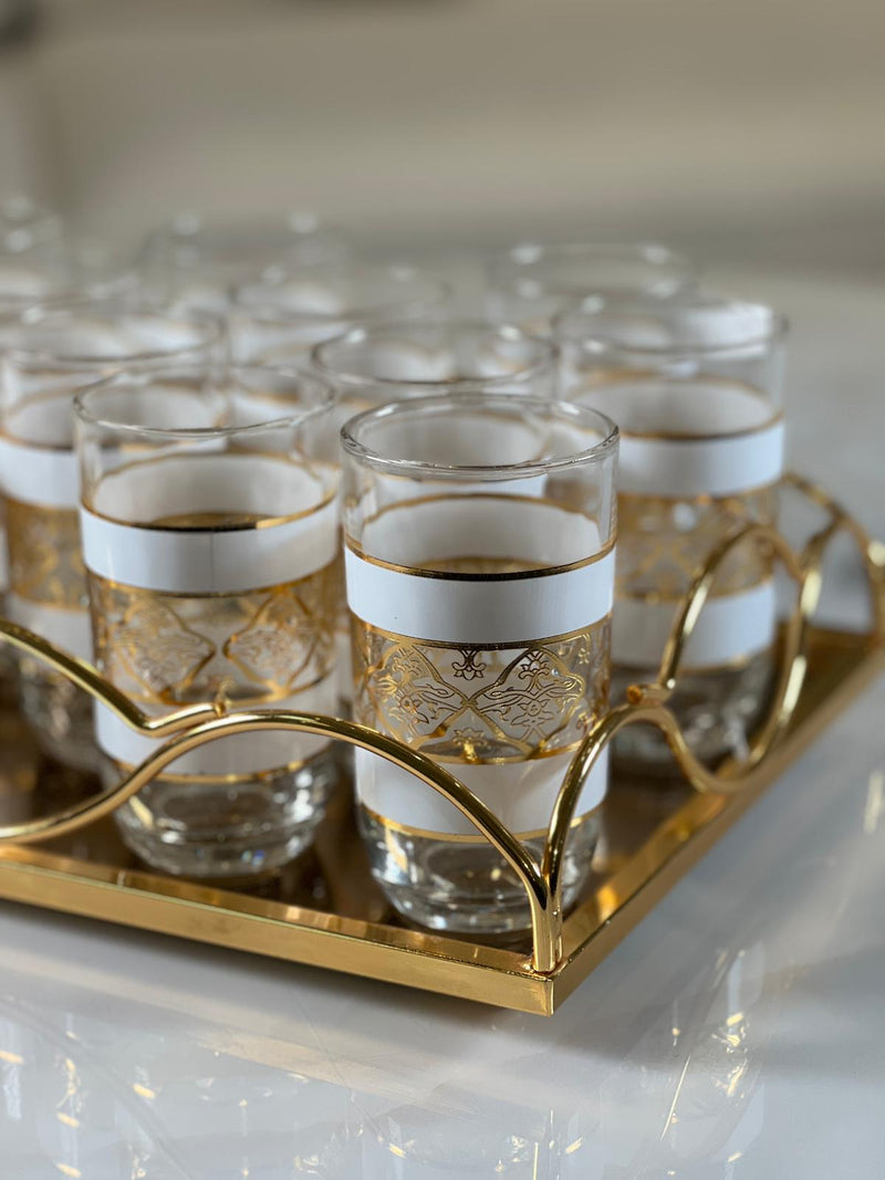 TREND HOME WHITE ORIENT Set von 12 Gläsern