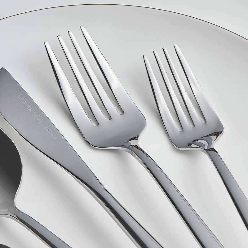 KARACA ORION PLATIN 30-teiliges Besteckset für 6 Pers.