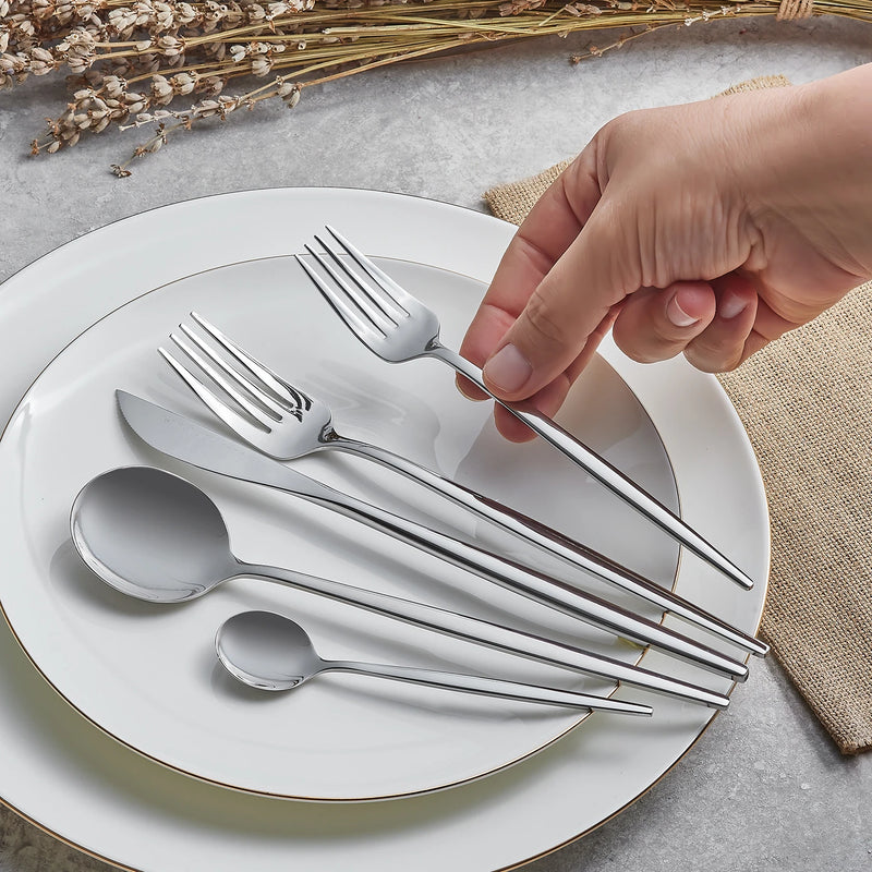 KARACA ORION PLATIN 30-teiliges Besteckset für 6 Pers.