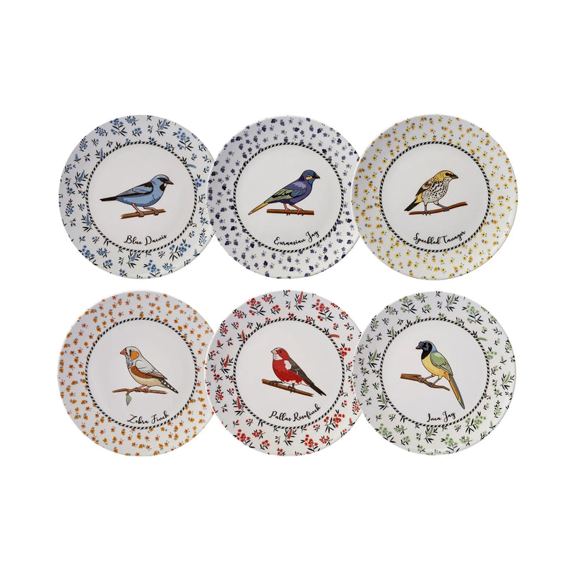 KARACA VOGEL Set aus 6 Desserttellern