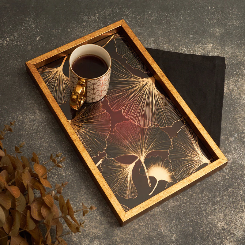 KARACA HOME DEEP FOREST Tablett 40 x 25 cm