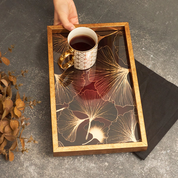 KARACA HOME DEEP FOREST Tablett 40 x 25 cm