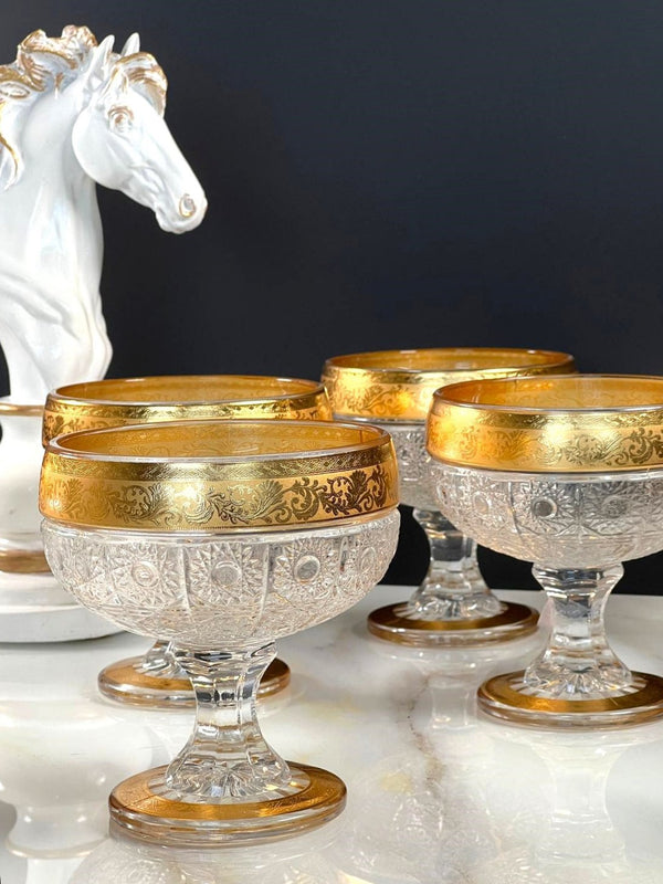TREND HOME GOLD Set bestehend aus 6 Eisbechern