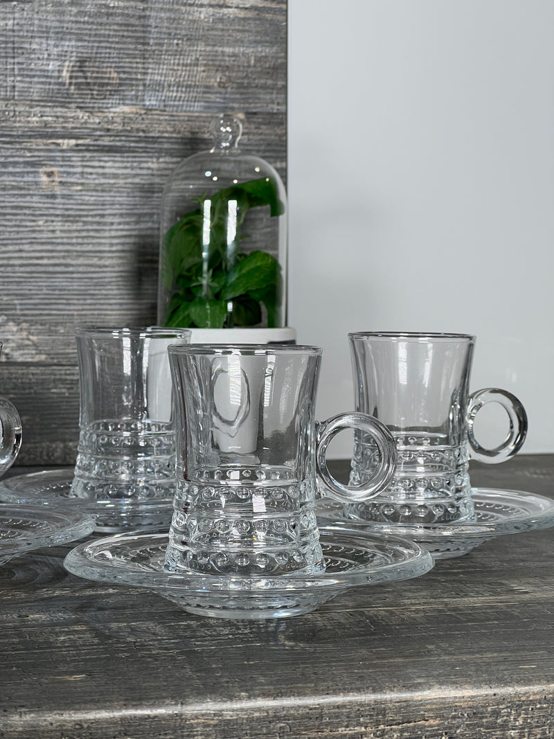 TREND HOME COLLECTION Teegläser-Set 6 Personen 12 Stück