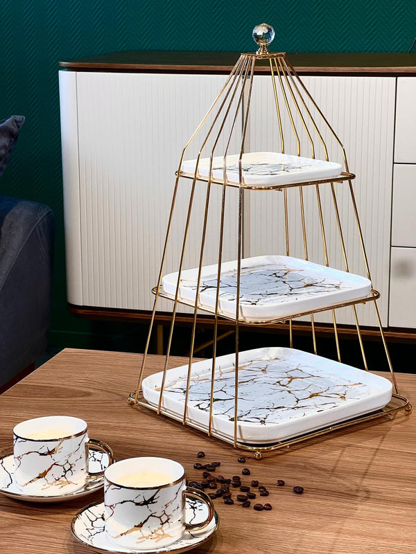 TREND HOME Kuchenständer 3-stöckig 