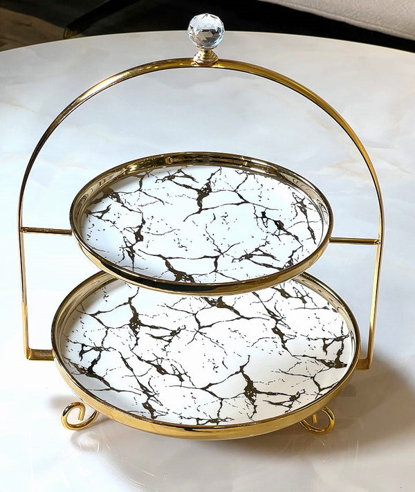 TREND HOME COLLECTION Kuchenständer 2-stöckig 