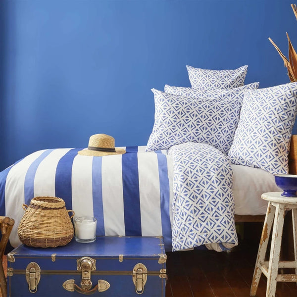 KARACA NAUTICA HOME CHATFIELD ﻿Bezugset für 2 Personen marineblau