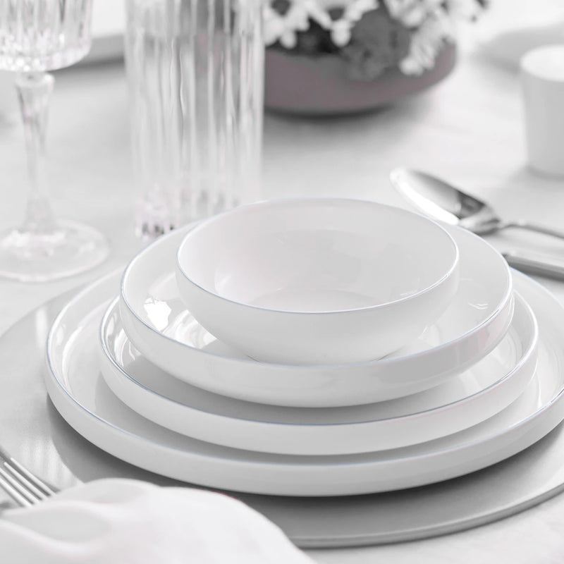 KARACA STREAMLINE NEW SATURN PLATIN 59-teiliges Tafelservice für 12 Personen