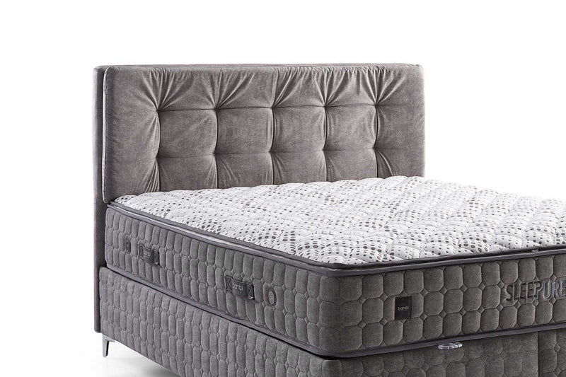 BAMBI COMFIZONE Bett mit Bettkasten, Kopfteil und Matratze Comfort Balance Technology